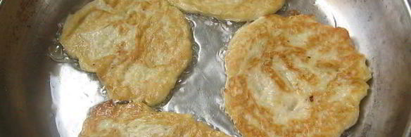 карти — оладьи из лука-порея