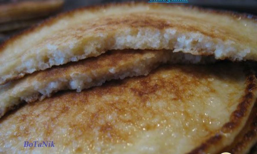 Рецепт манно-овсяных оладьи