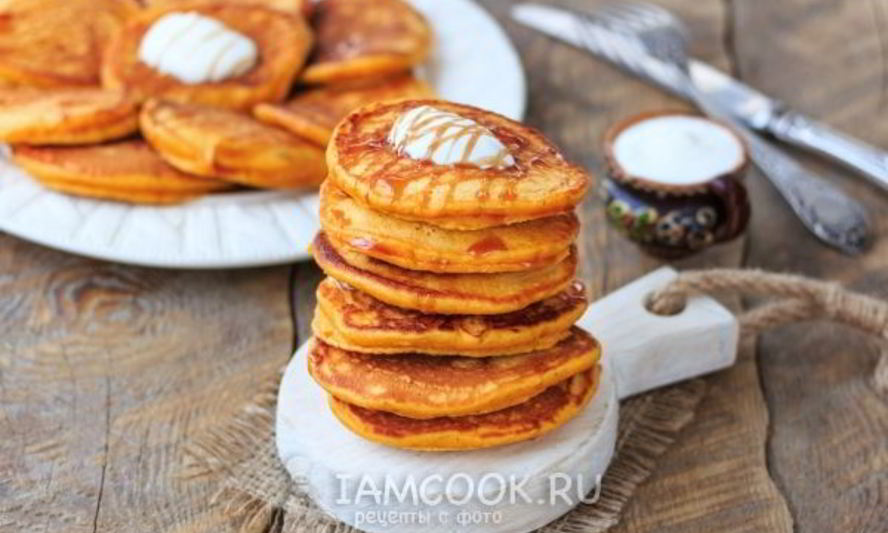 Рецепт морковных оладий с изюмом