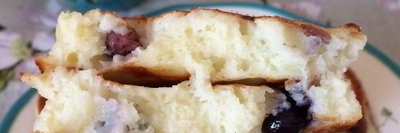 оладушки с черникой