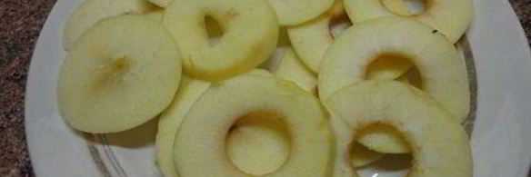 оладушки с яблочками