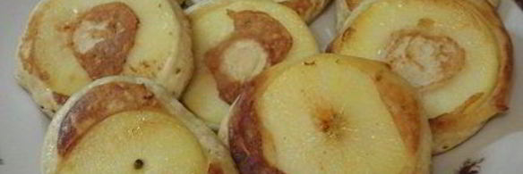 оладушки с яблочками