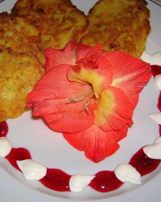 Оладушки с яблоками, кабачками и тыквой