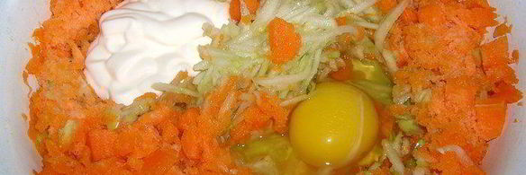 оладушки с яблоками, кабачками и тыквой