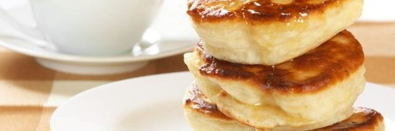 Оладушки с яблоками