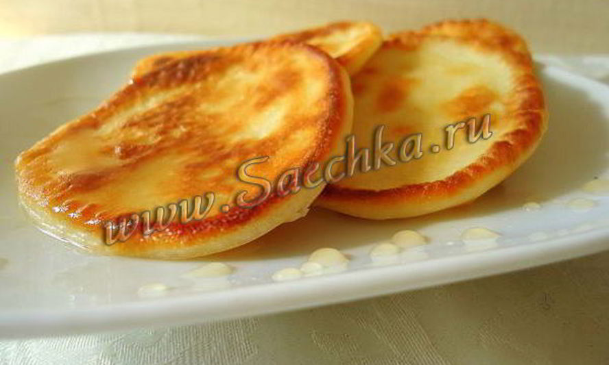 Рецепт оладий без яиц