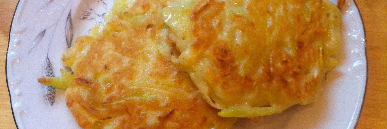 Оладьи из кабачков с чесноком