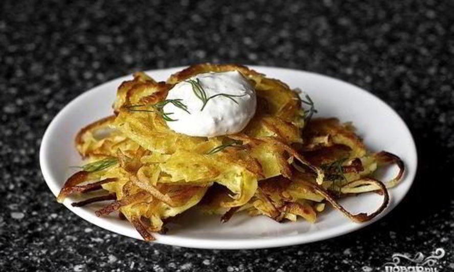 Рецепт оладий из картофеля и пастернака