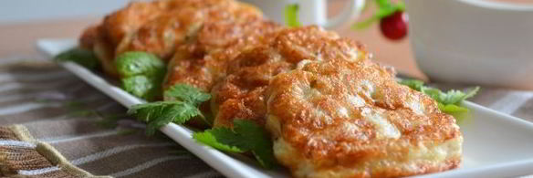 оладьи из куриного филе с крахмалом и кефиром