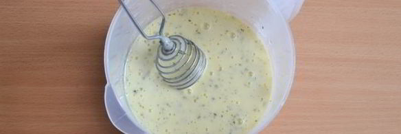 оладьи из куриного филе с крахмалом и кефиром