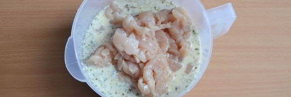 оладьи из куриного филе с крахмалом и кефиром