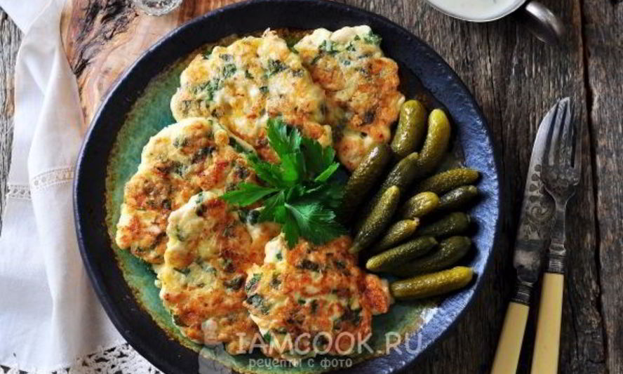 Рецепт оладий из куриной грудки