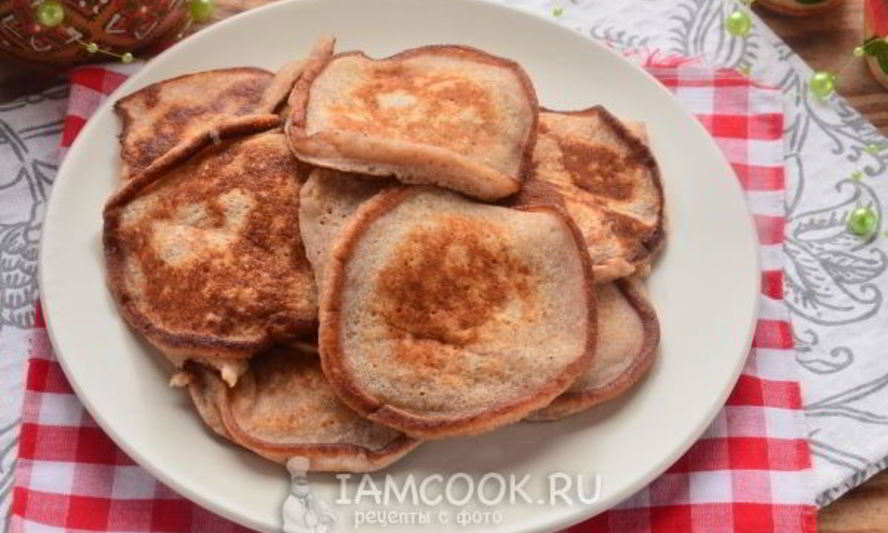 Рецепт оладий из льняной муки