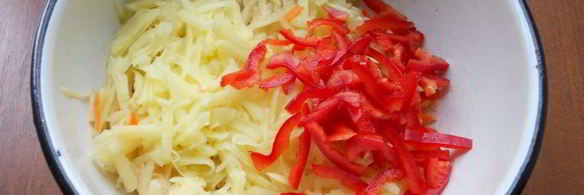 оладьи из овощей с куриным фаршем