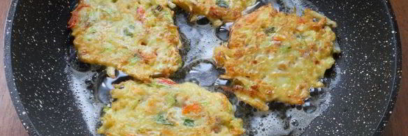 оладьи из овощей с куриным фаршем