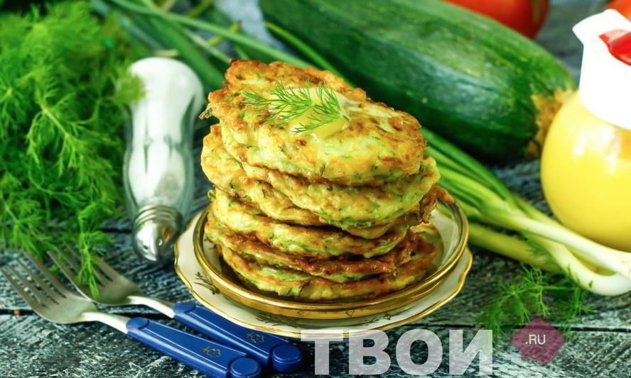 Рецепт оладий из цуккини