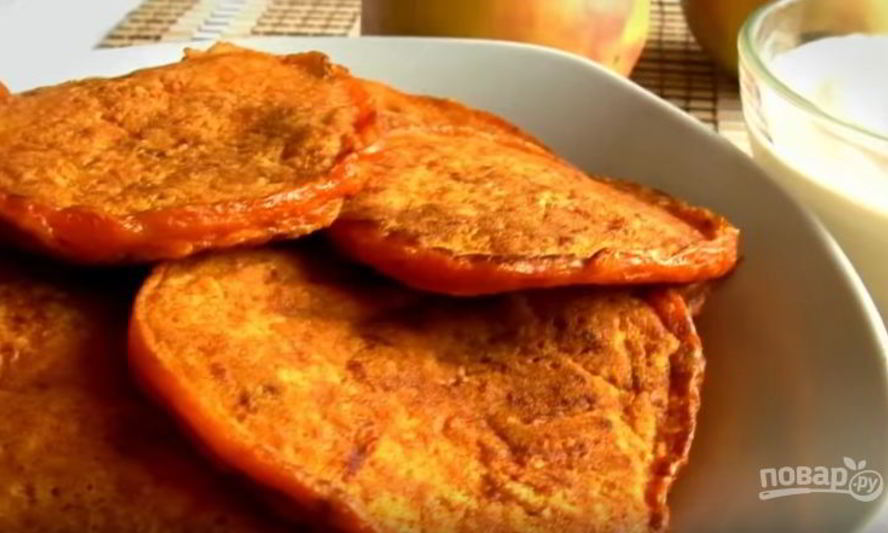 Рецепт оладий из тыквы