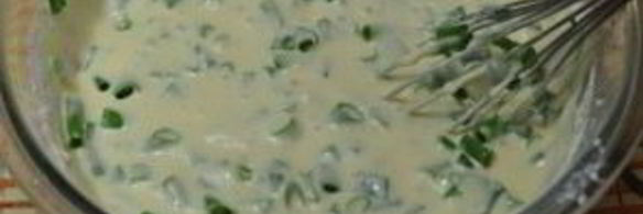 оладьи из зеленого лука