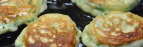 оладьи из зеленого лука