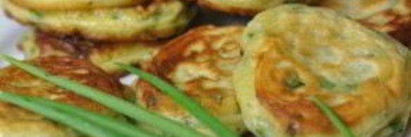 оладьи из зеленого лука