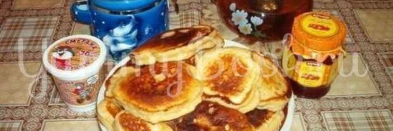 Оладьи медовые