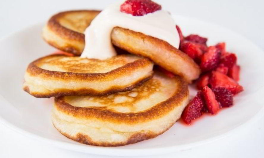 Рецепт оладий на кислом молоке