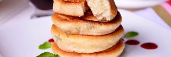 оладьи на сыворотке пышные без яиц