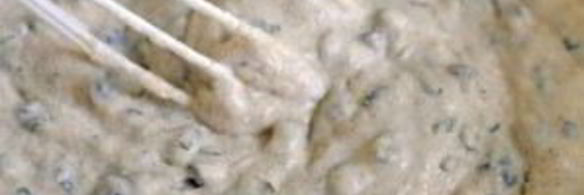 оладьи с базиликом и шоколадом