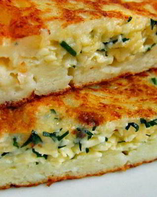 Оладьи с сыром