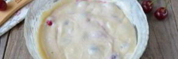 оладьи с вишней на кефире