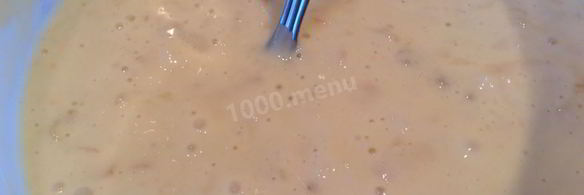 оладьи с яблоками и бананами на кефире