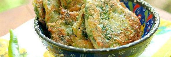 оладьи со шпинатом