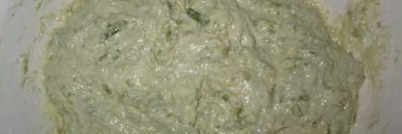 оладьи со спаржевой фасолью