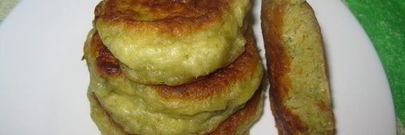 оладьи со спаржевой фасолью