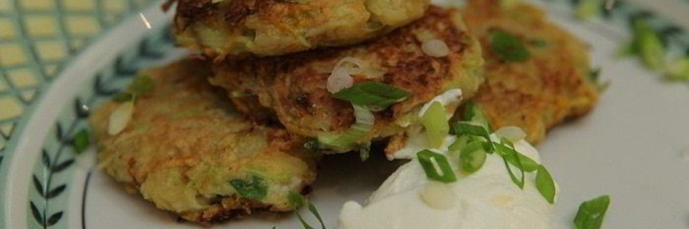 Овощные оладьи
