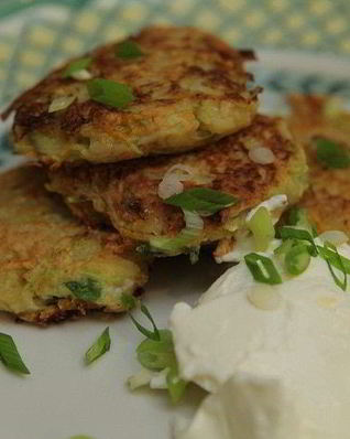 Овощные оладьи