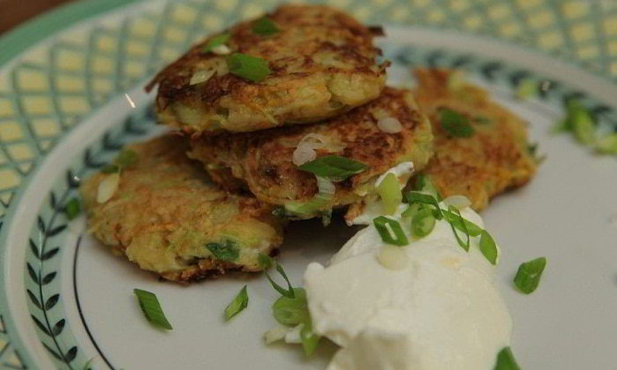 Рецепт овощных оладий