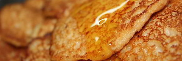 овсяные оладушки с яблочками