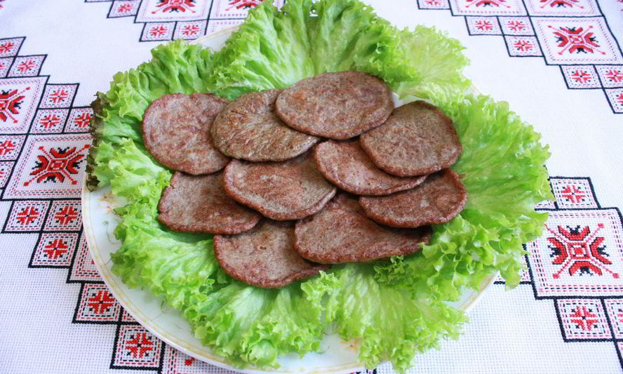 Рецепт печеночных оладий из куриной печени