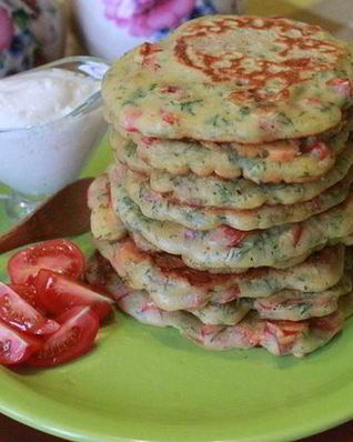 Пудла — оладьи из гороховой муки