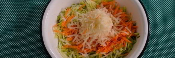 пышные оладьи из кабачков