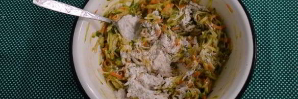 пышные оладьи из кабачков