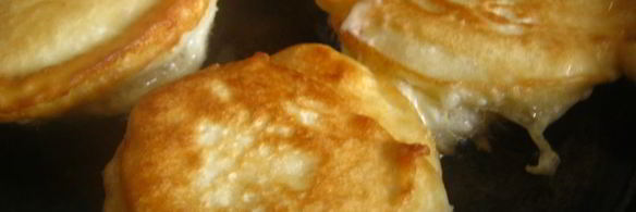 пышные оладьи на кефире и минеральной воде