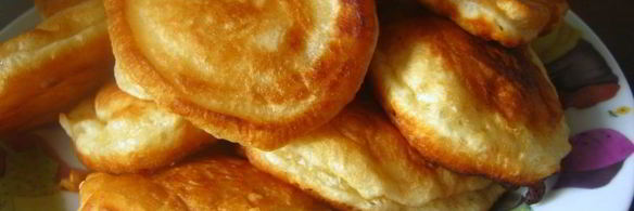 пышные оладьи на кефире и минеральной воде