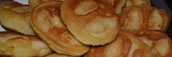 пышные оладьи на кефире с сюрпризом