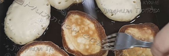 пышные оладьи на теплом кефире с содой