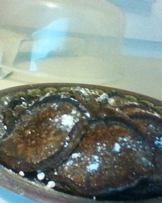 Шоколадно-банановые оладушки