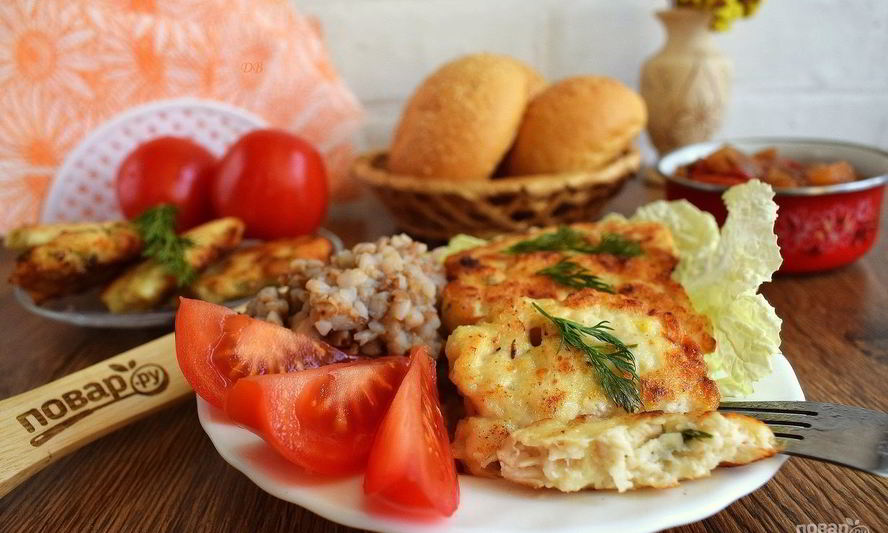 Рецепт сочных куриных оладушек