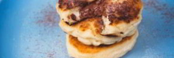 творожные оладьи с шоколадом