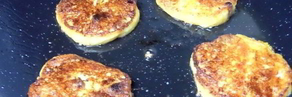 тыквенные оладьи на твороге